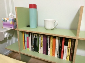 bedroom shelf